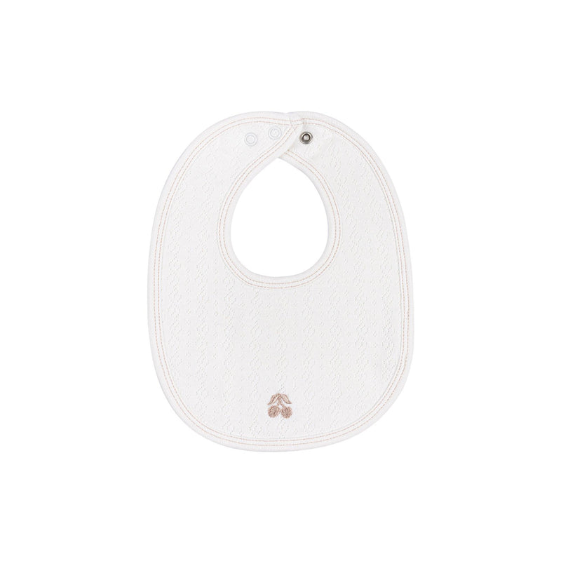 Elys & Co Squiggle Pointelle Bib