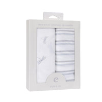 Elys & Co Butterfly/Dragonfly 2 Pack Cotton Pack N Play Sheets