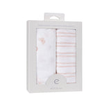 Elys & Co Butterfly/Dragonfly 2 Pack Cotton Pack N Play Sheets