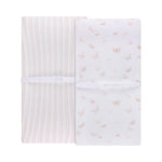 Elys & Co Butterfly/Dragonfly 2 Pack Cotton Pack N Play Sheets