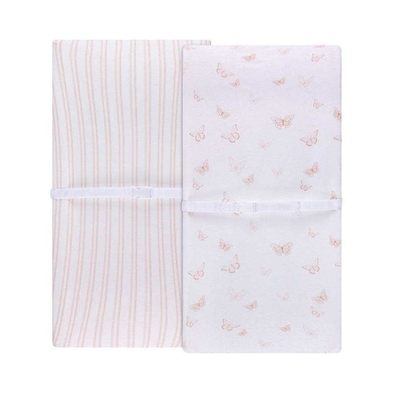 Elys & Co Butterfly/Dragonfly 2 Pack Cotton Pack N Play Sheets