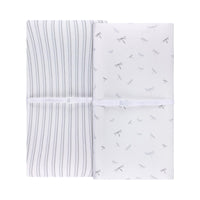 Elys & Co Butterfly/Dragonfly 2 Pack Cotton Pack N Play Sheets