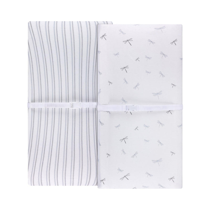 Elys & Co Butterfly/Dragonfly 2 Pack Cotton Pack N Play Sheets