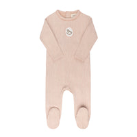 Aurora Rocking Horse Footie - Pink