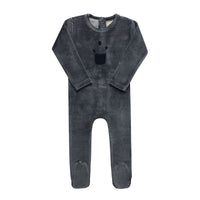 Elys & Co Stripe Footie - Blue