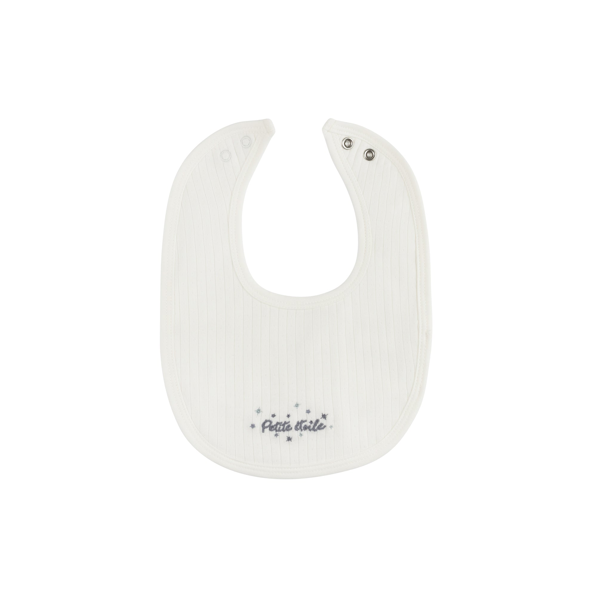 Elys & Co Floral Star Collar Bib - Ivory Blue