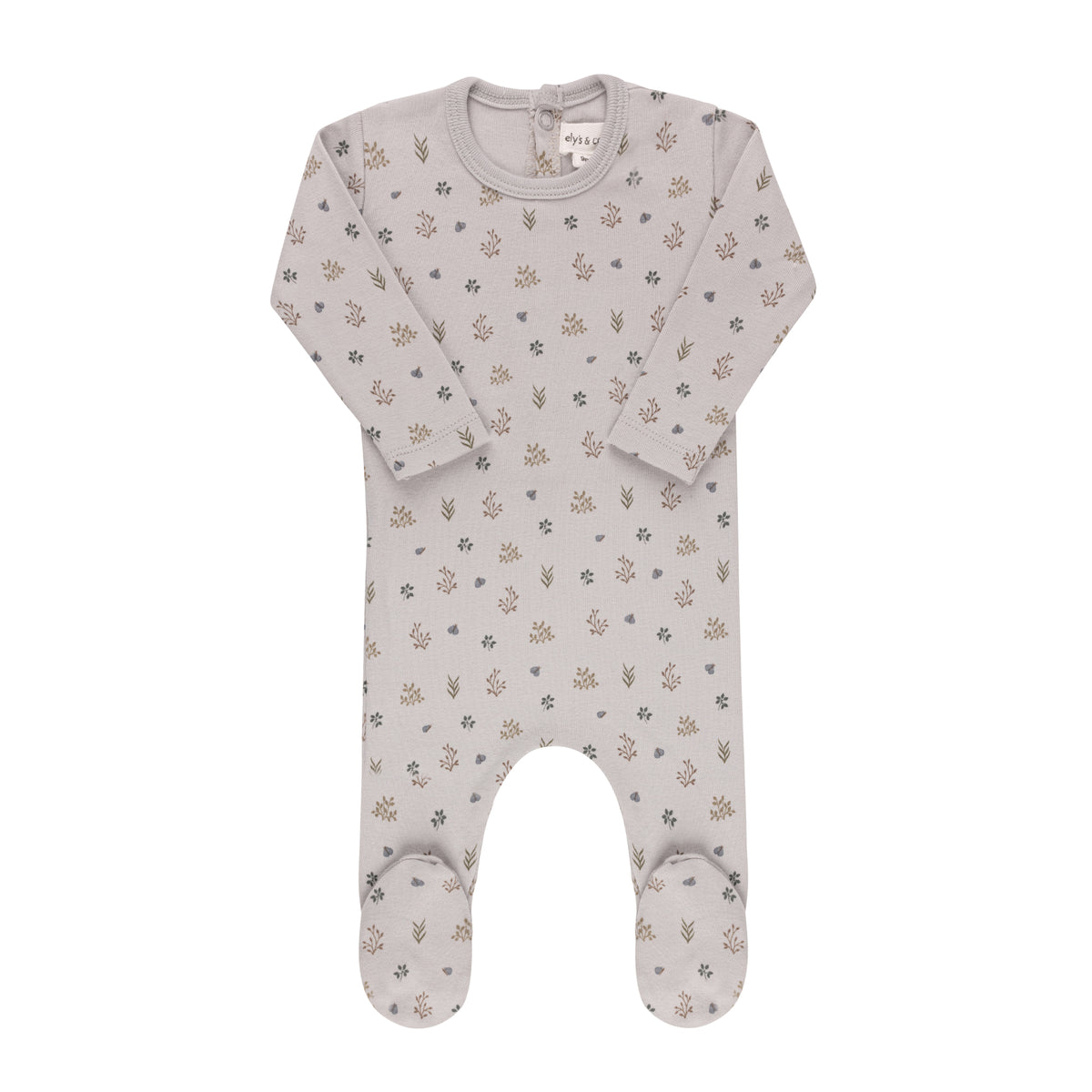 Elys & Co Garden Floral Print Footie