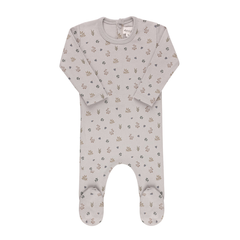 Elys & Co Garden Floral Print Footie