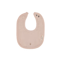 Ely's & Co Wide Rib Cotton Wide Rib Rosebud Bib