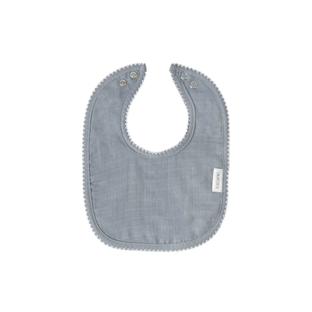 Aurora Muslin Bib- Blue