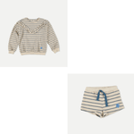 My Little Cozmo Stripe Sweatshirt and Shorts