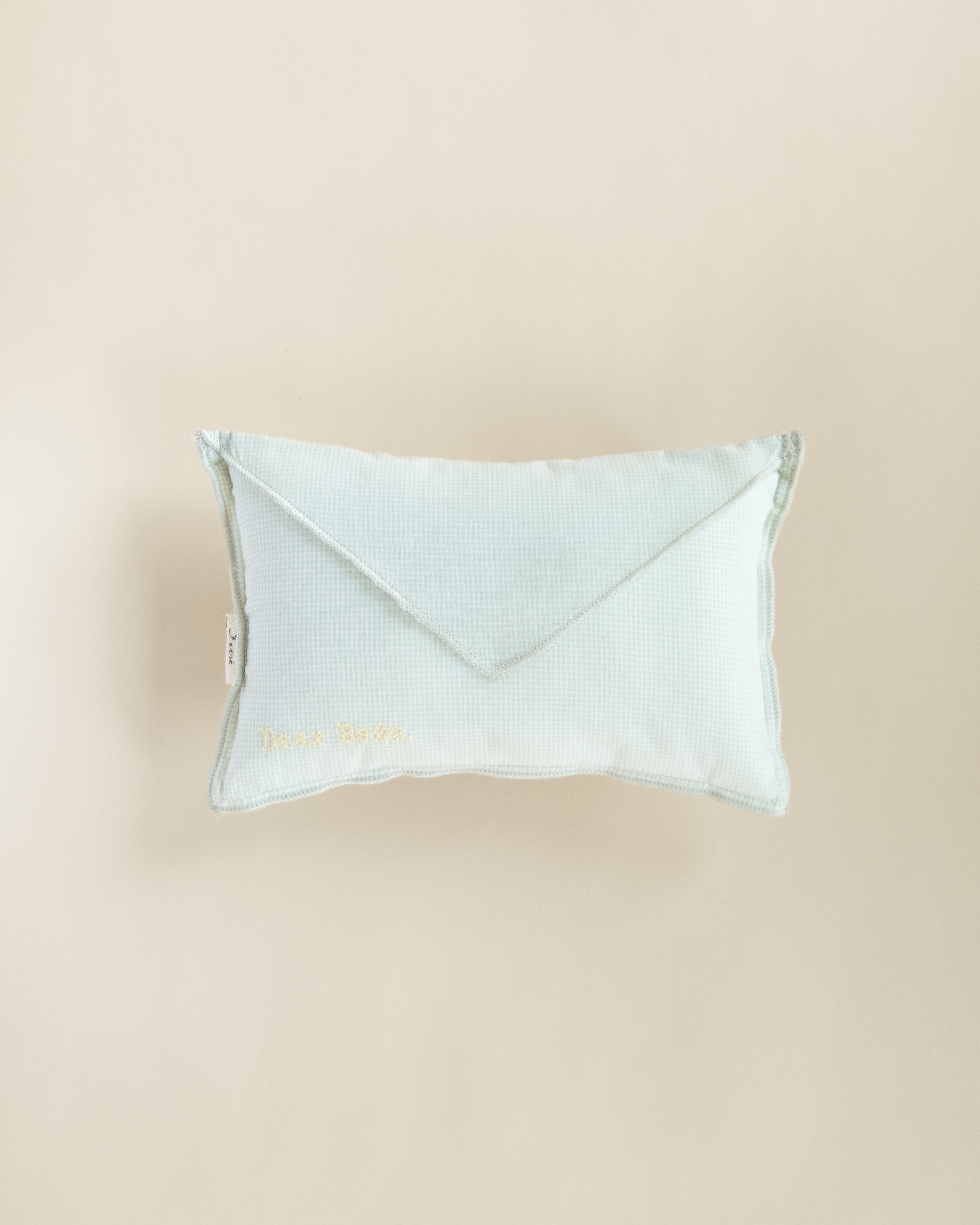 Ferne Envelope Pillow - Dew Gingham