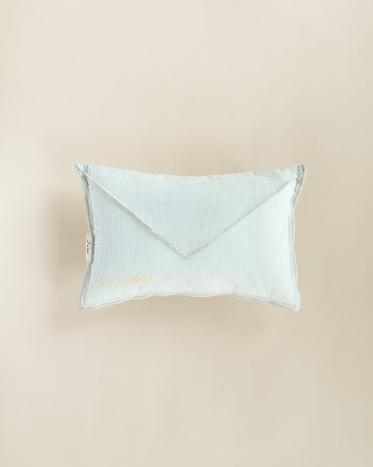 Ferne Envelope Pillow - Dew Gingham