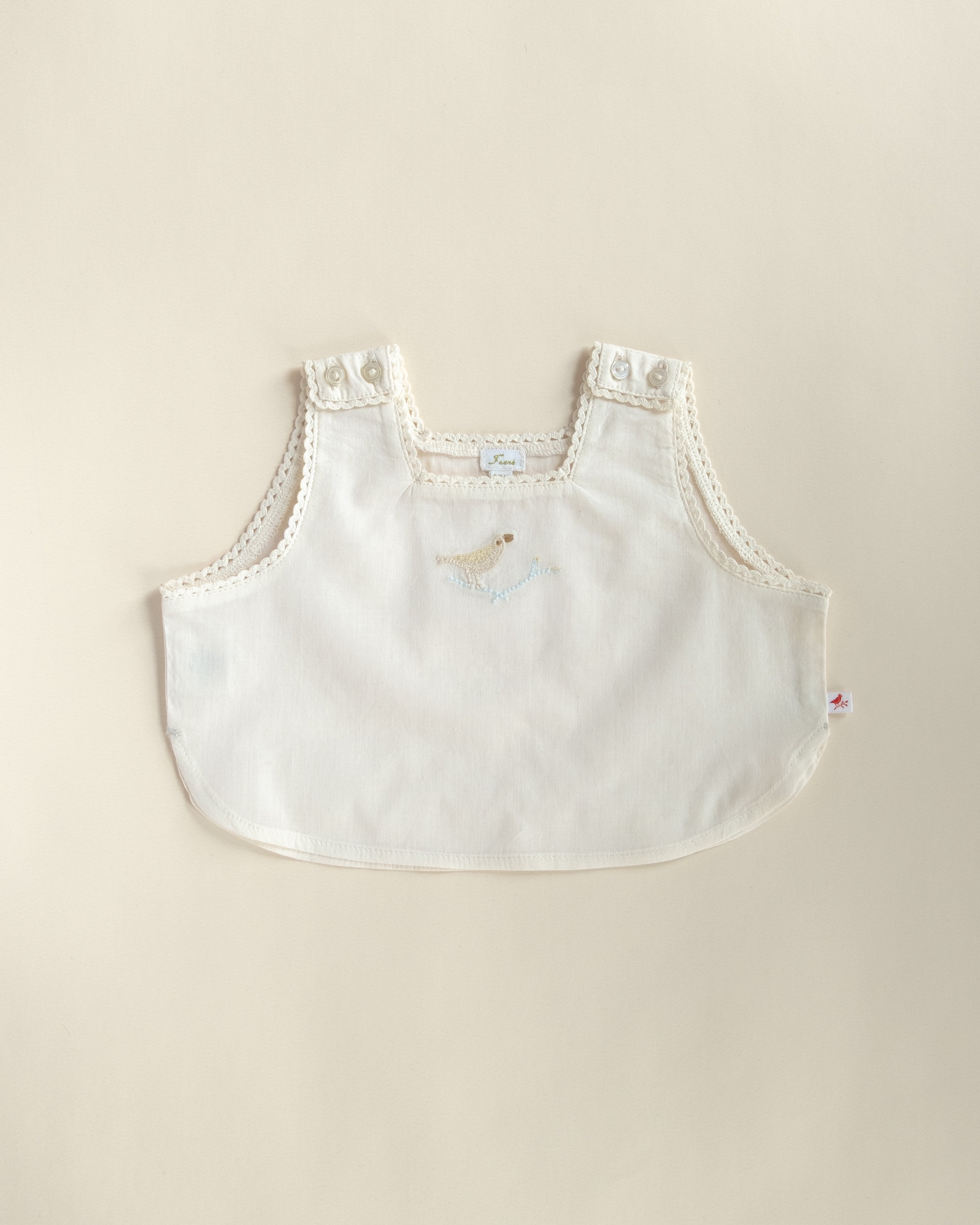 Ferne Voile Birdie Vest - Ecru