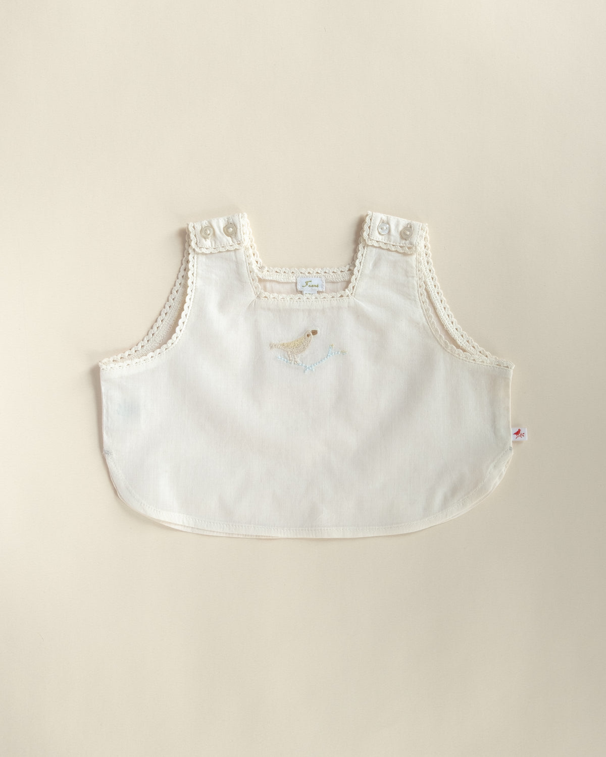 Ferne Voile Birdie Vest & Bonnet - Ecru