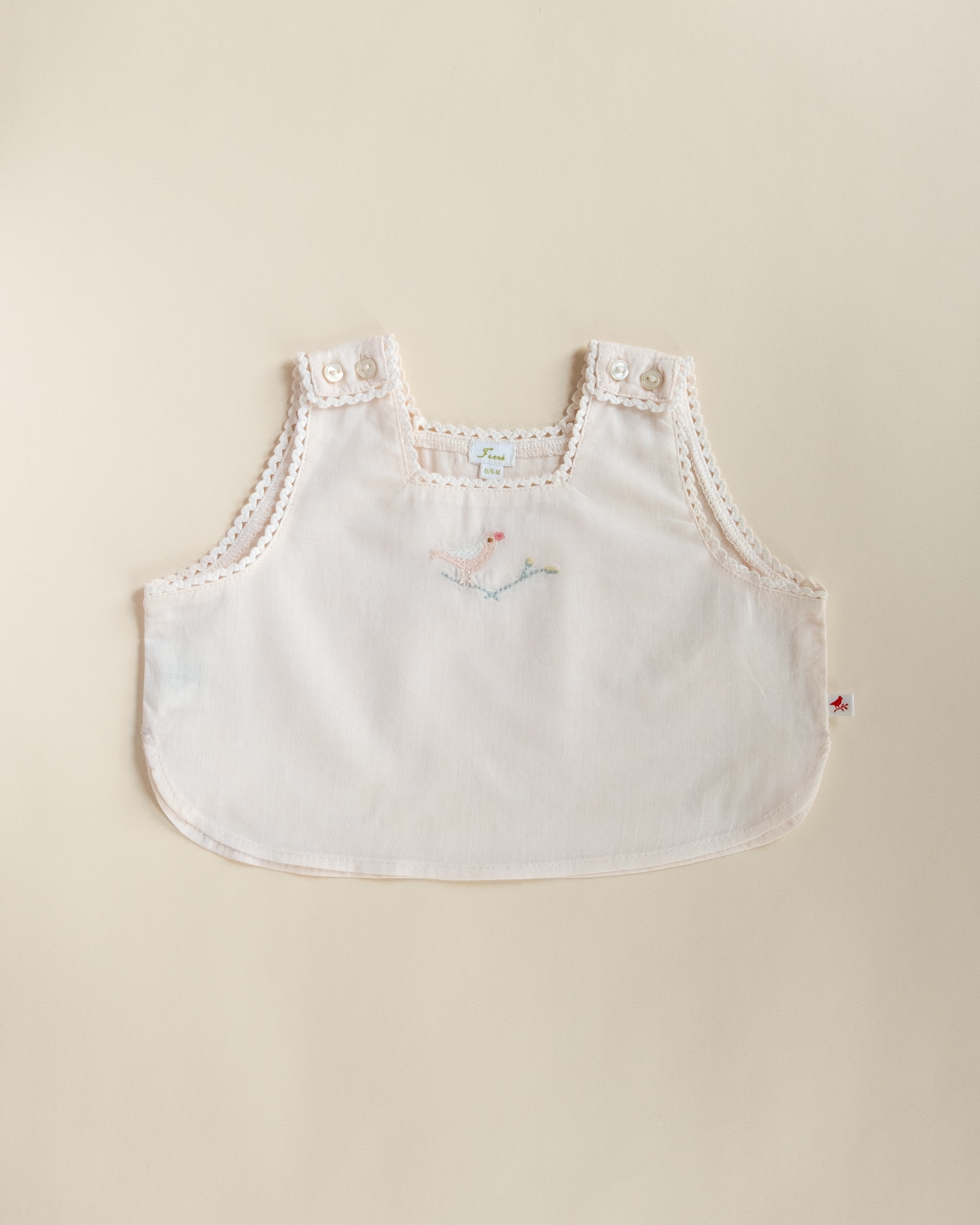 Ferne Voile Birdie Vest - Barely Pink