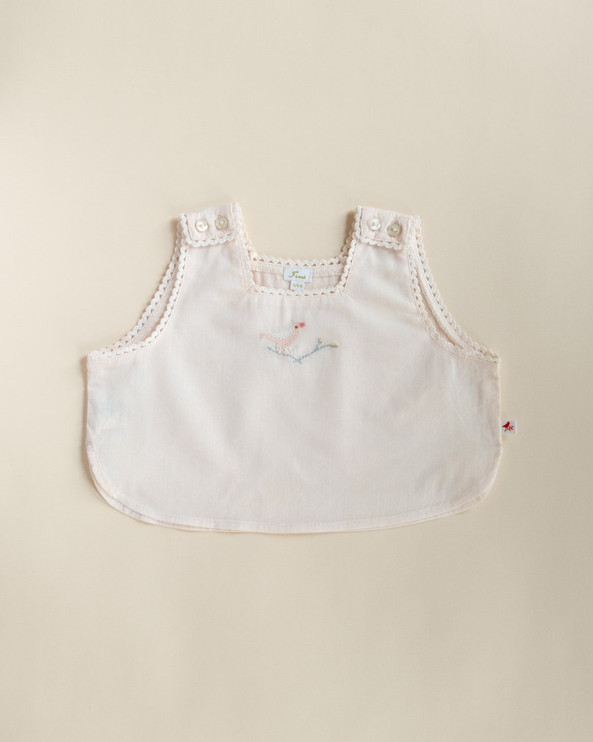 Ferne Voile Birdie Vest - Barely Pink