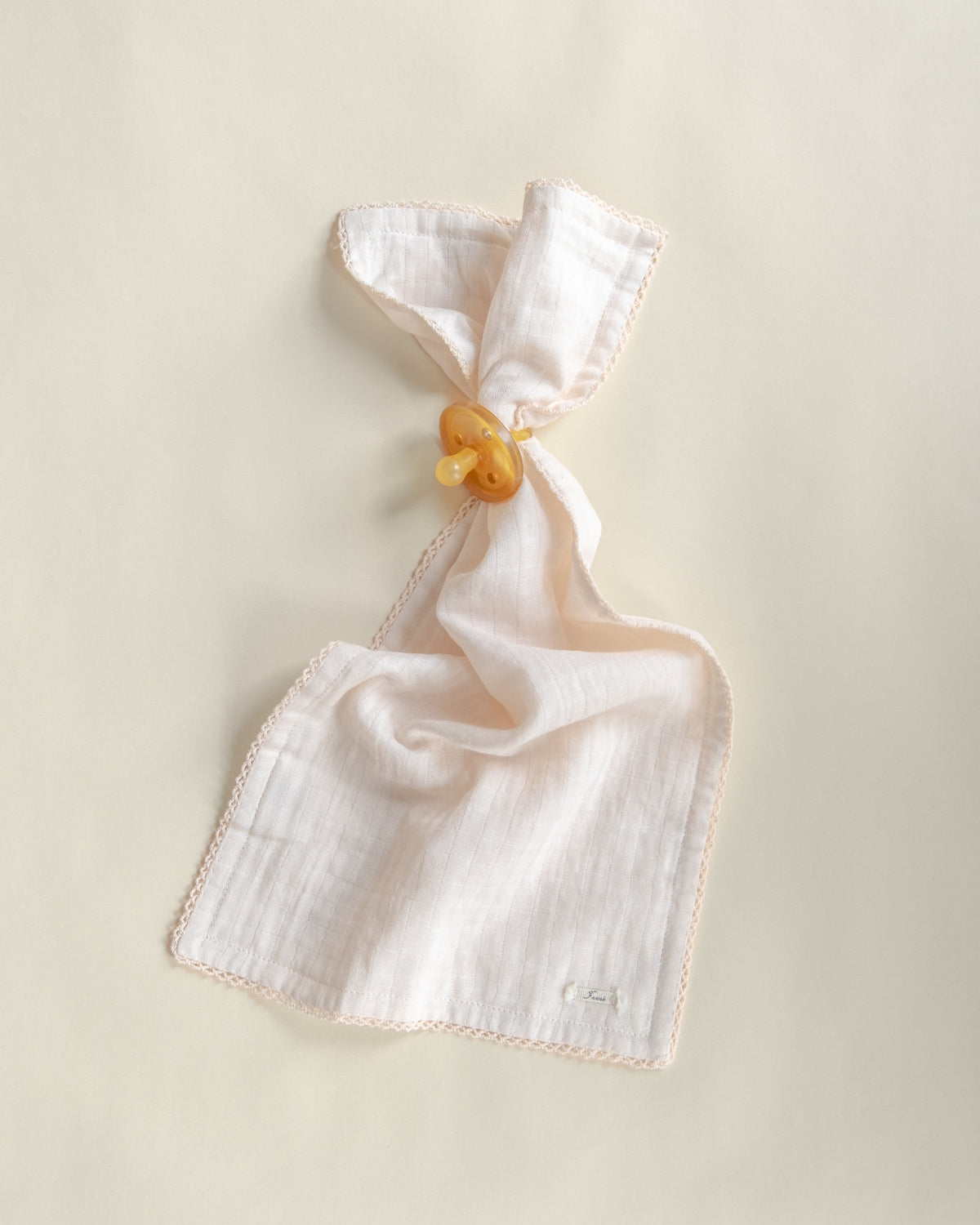 Ferne Two Pack Burp Cloths - Barely Pink
