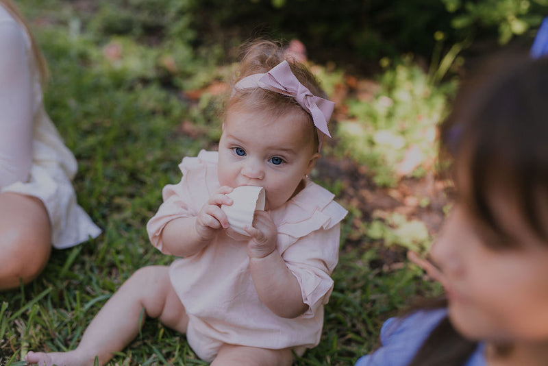 Bandeau Luxe Grosgrain Baby Bow Headwrap