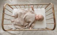 Peluche Malange Scalloped Blanket - Taupe