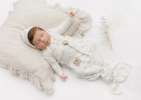 Peluche Watercolor Take Me Home Layette Set W Lovey - Blue