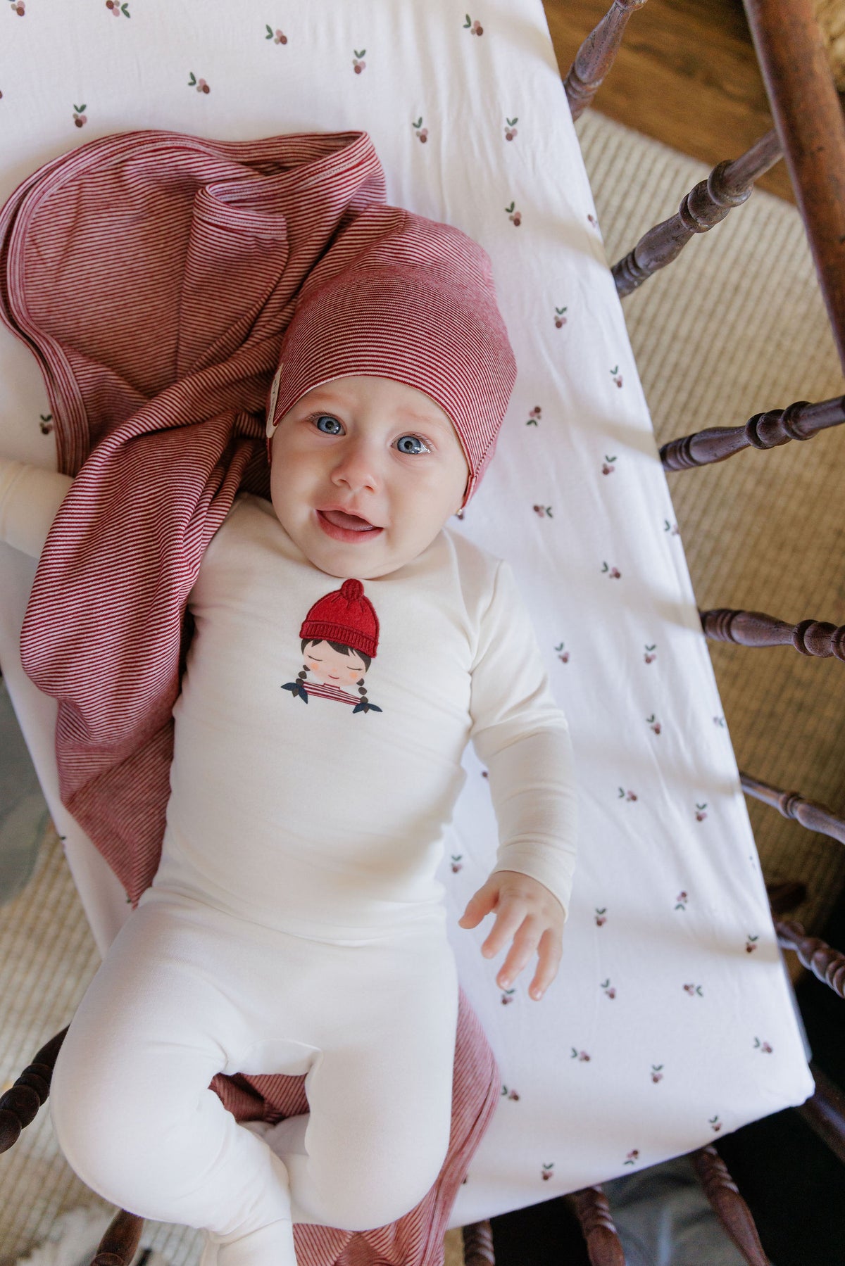 Elys & Co Autumn Kids Layette Set - Ivory Pink