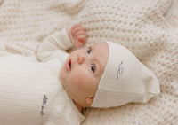 Elys & Co Organic Cotton Little One Footie & Beanie