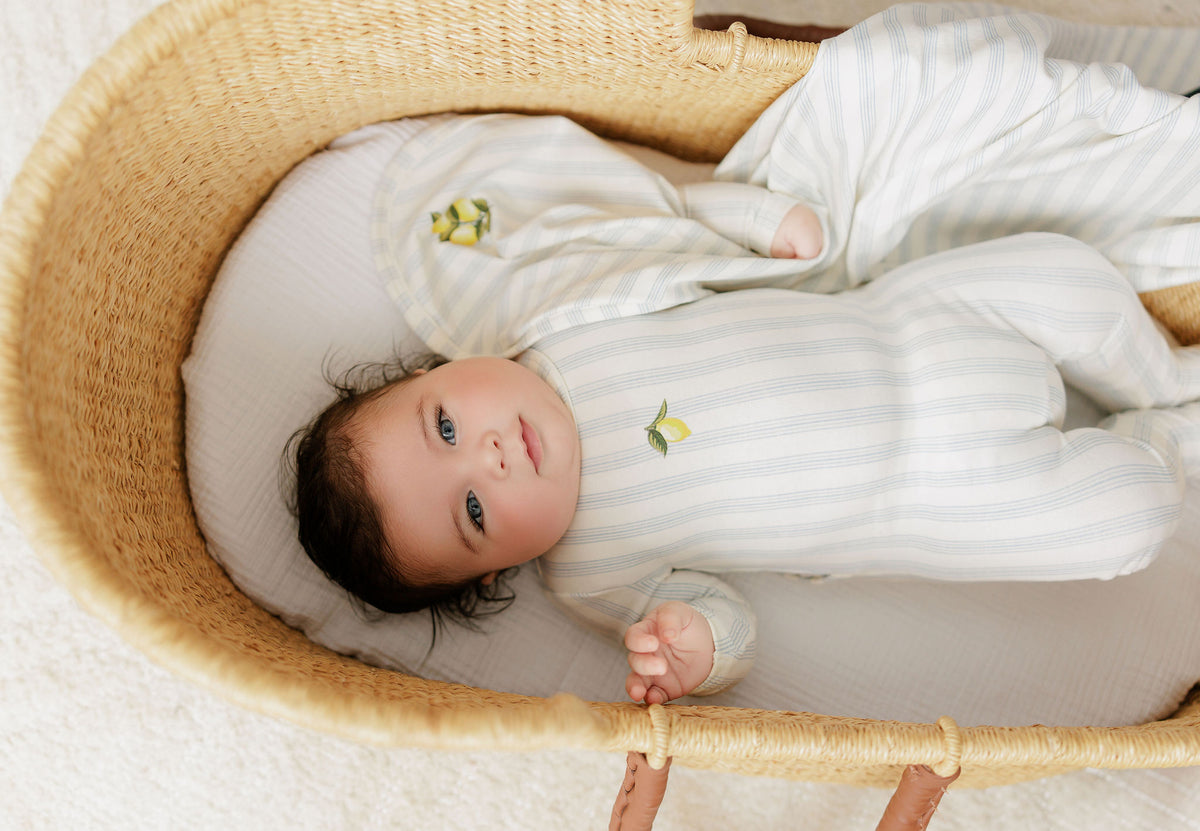 Elys & Co Fruit Footie & Beanie - Lemon