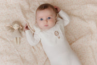 Aurora French Terry Hot Air Balloon Layette Set - Ivory Pink