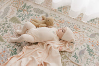 Elys & Co Ribbed Floral Embroidered Layette Set - Pink
