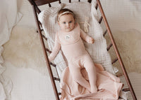 Aurora Rocking Horse Footie - Pink