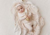 Elys & Co Vine Layette Set - Ivory Pink
