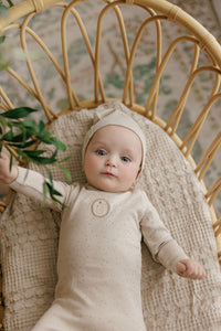 Elys & Co Bunny Footie - Tan