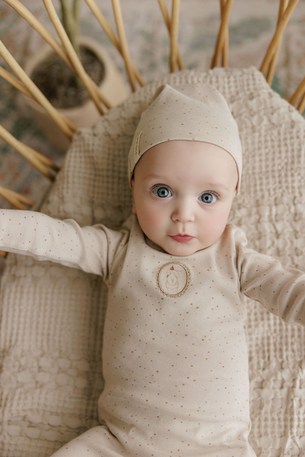 Elys & Co Bunny Footie - Tan