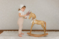 Peluche Cotton String Bonnet - Cream