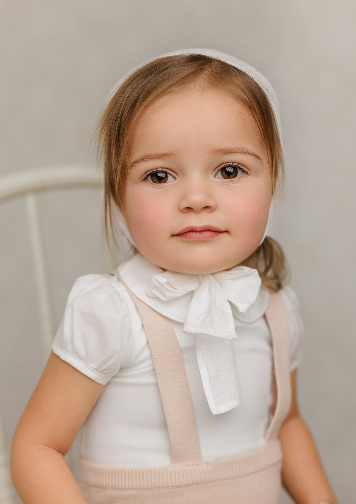 Peluche Cream Onesie With Puff Short Sleeve