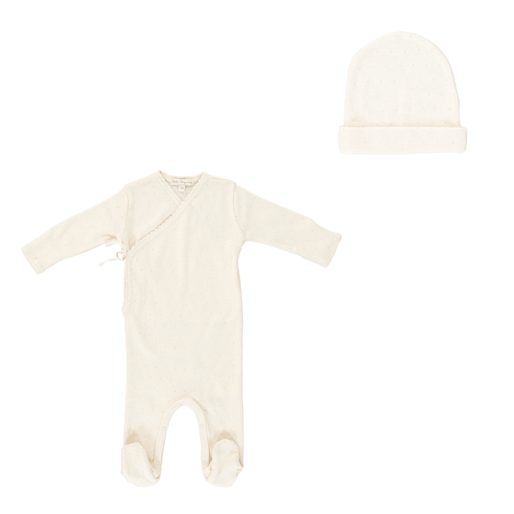 Bebe Organic Bebe Wrap Footie & Hat