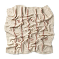Domani Mini Bow Blanket - Pink