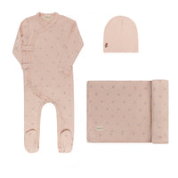 Elys & Co Floral Dot Layette Set - Pink