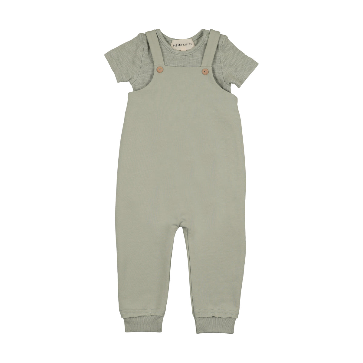 Mema Knits Basic Onesie & Romper Set - Mint
