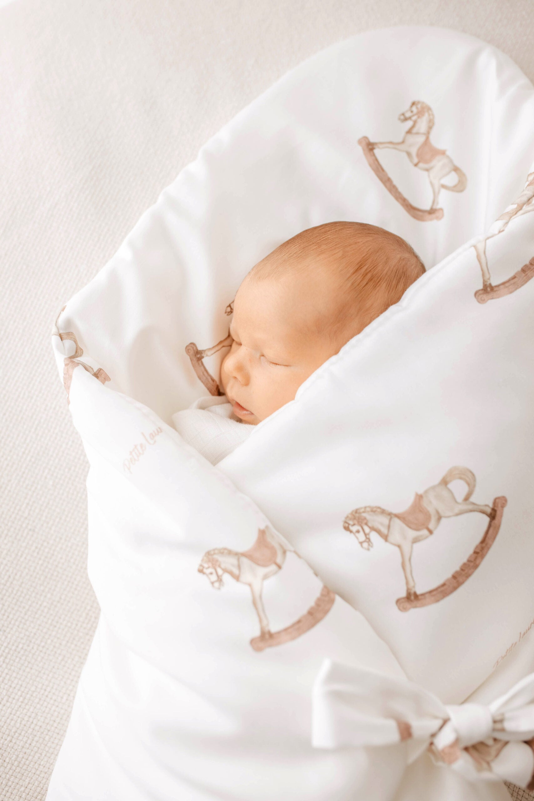 Petite Laure Rocking Horse Wrap - Pink