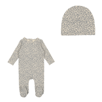 Lilette Printed Footie & Hat