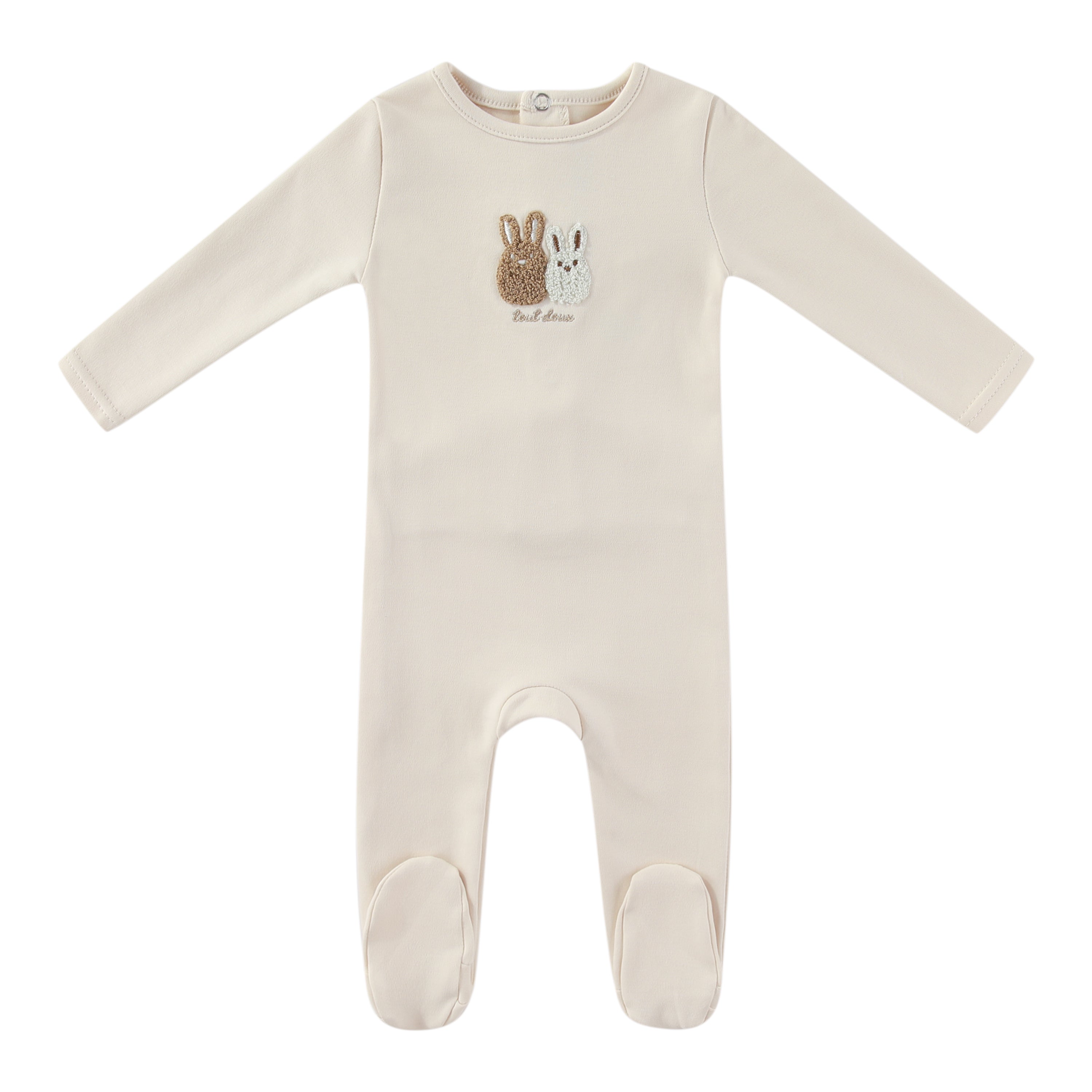 Minilabel Sherpa Bunny Footie - Taupe