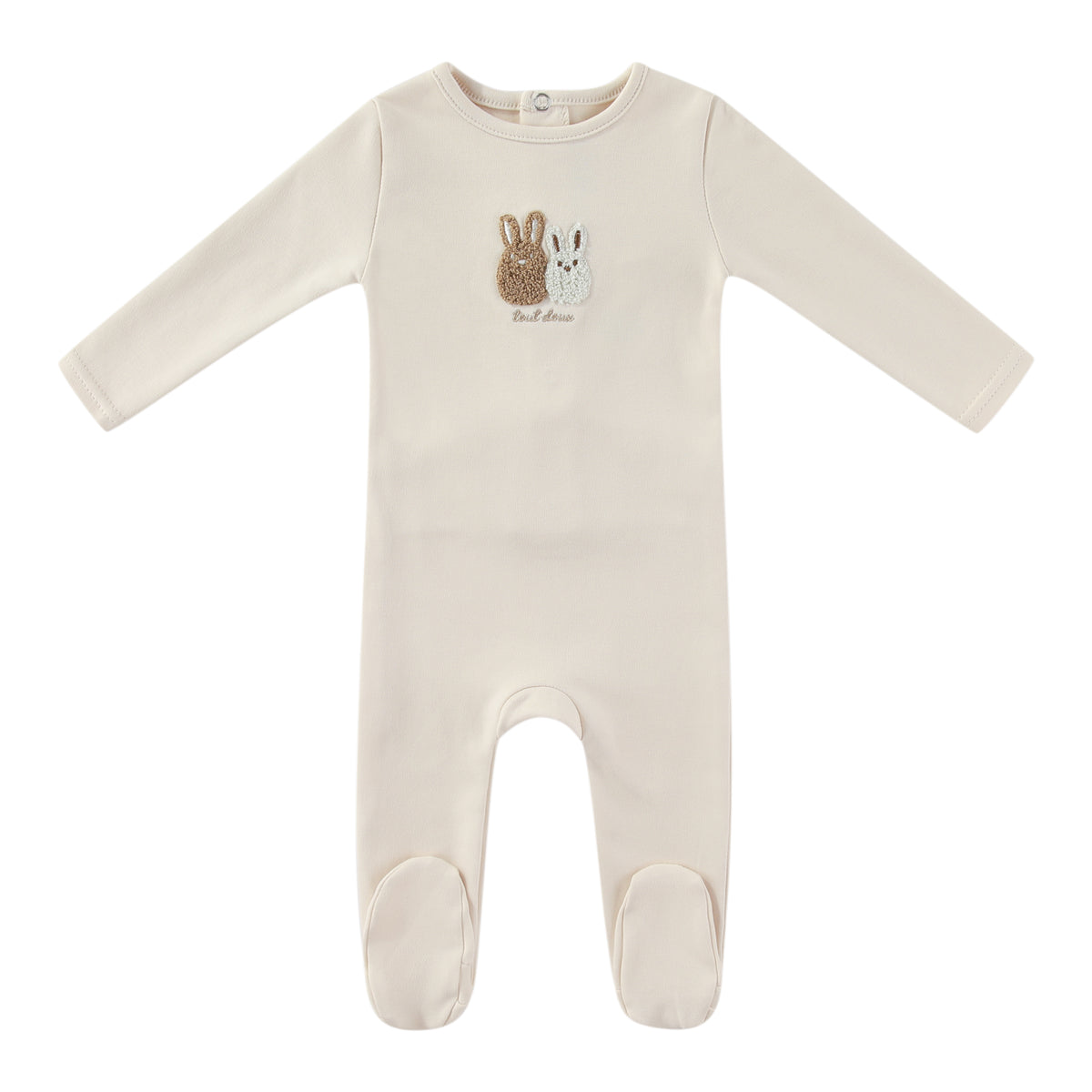 Minilabel Sherpa Bunny Footie - Taupe