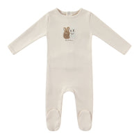 Minilabel Sherpa Bunny Footie - Taupe