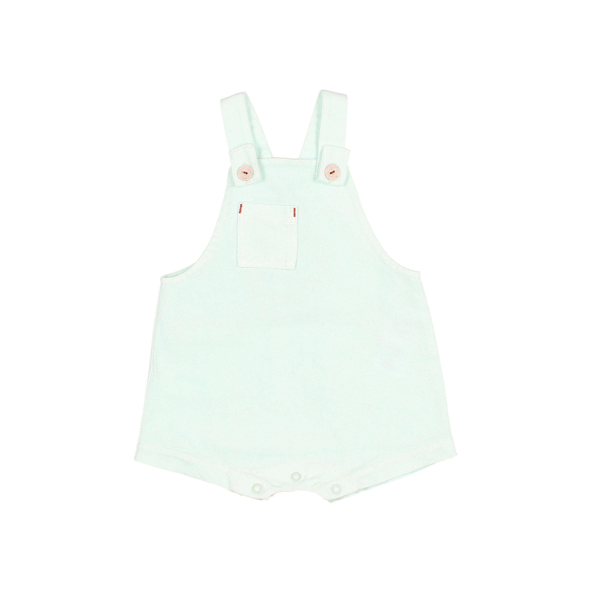 Buho Drill Romper - Aqua