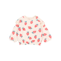 Buho Strawberry Printed Sweatshirt
