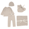 MarMar Knit Sweater, Leggings, Hat & Booties Set