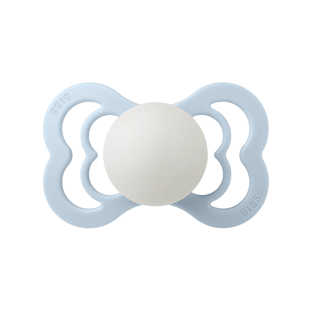 Bibs GLOW Supreme Pacifier - Baby Blue