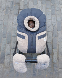 7 am Cocoon - Applique Oatmeal